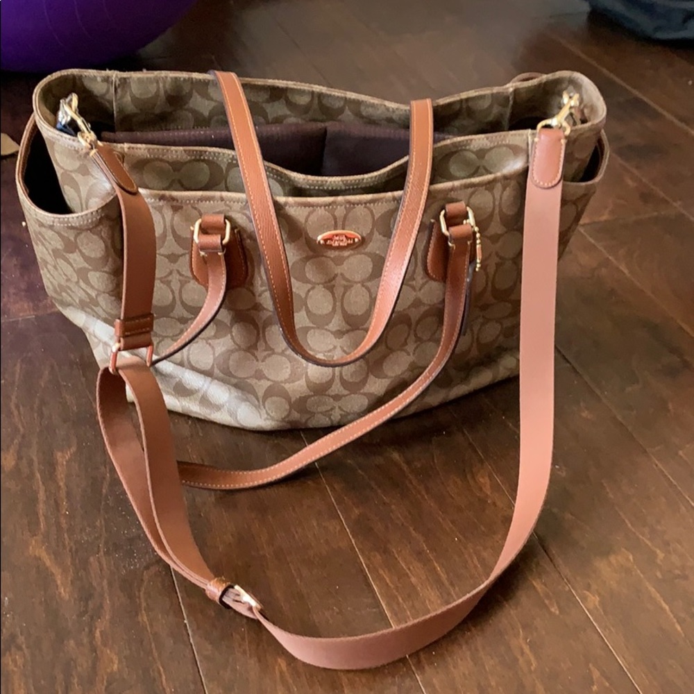 Coach diaper bag